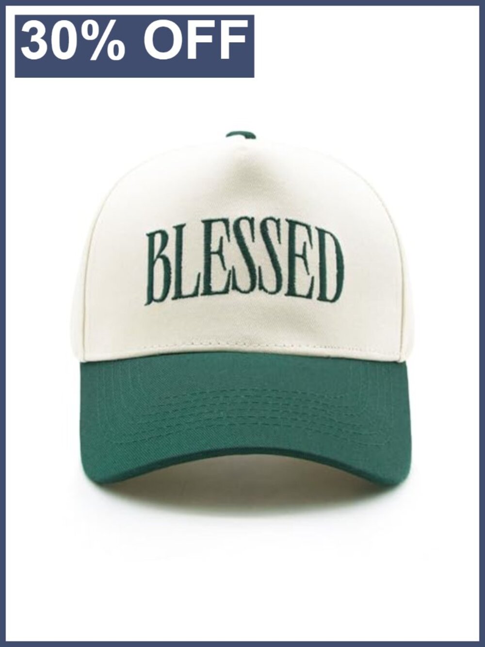 Blessed Embroidered Trucker Hat Christian Baseball Cap Adjustable Snapback